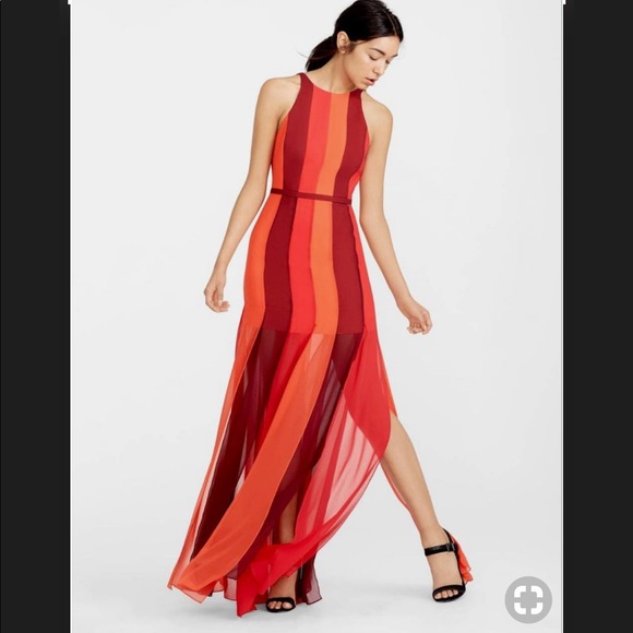 ❤️sold❤️Halston heritage long dress - Picture 5 of 8